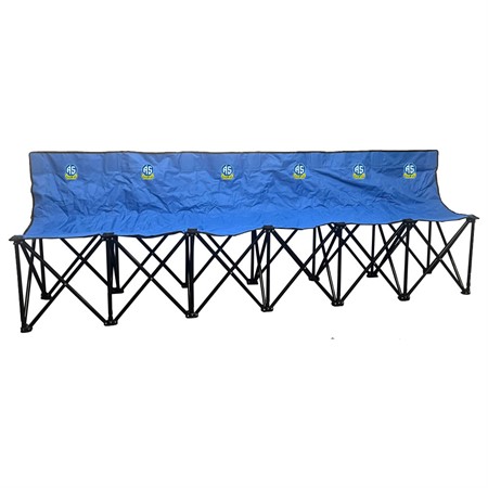 Portabel avbytarbänk - 6 platser